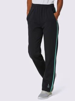 Pantalon de loisirs passepoils contrastés affinants