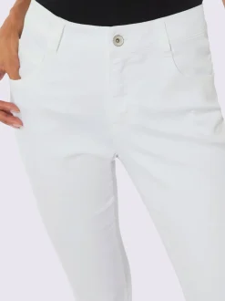 Pantalon 7/8 denim ultra-extensible avec effet modelant