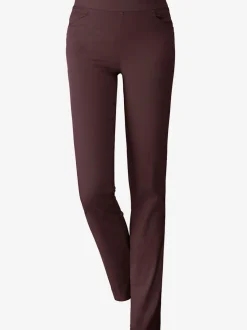 Pantalon droit classique avec ceinture élastique
