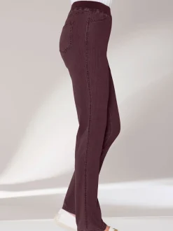 Pantalon droit classique avec ceinture élastique