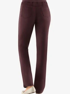 Pantalon droit classique avec ceinture élastique