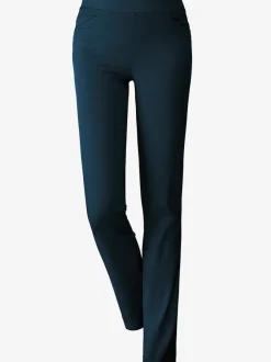 Pantalon droit classique avec ceinture élastique