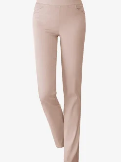 Pantalon droit classique avec ceinture élastique
