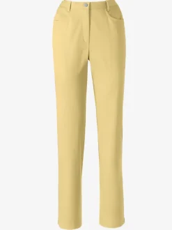 Pantalon droit à poches devant et fermeture éclair