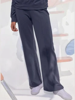 Pantalon détente large pantalon molletonné avec nervures sur l'avant de la jambe