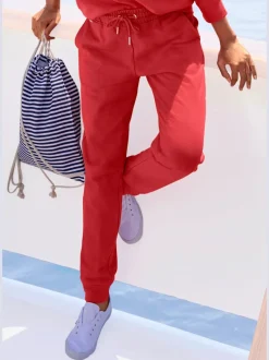 Pantalon détente pantalon molletonné à la largeur confortable