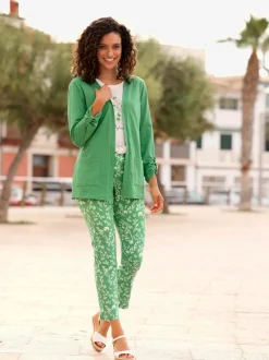 Pantalon en bengaline 77% viscose