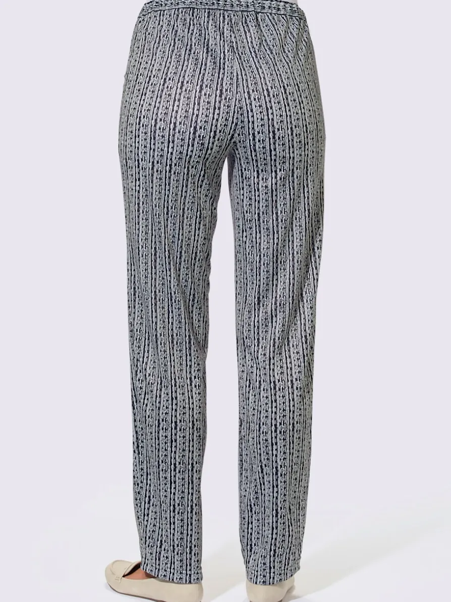 Pantalon en jersey 3 motifs différents