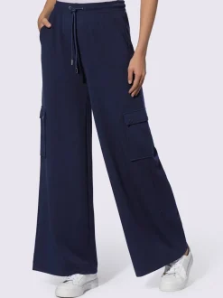 Pantalon en jersey poches cargo plaquées