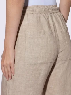 Pantalon en lin pur lin