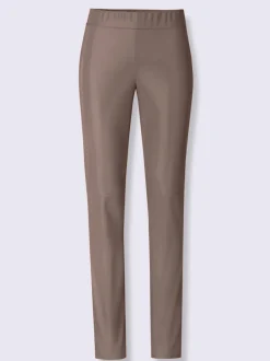Pantalon en synthétique imitation cuir souple
