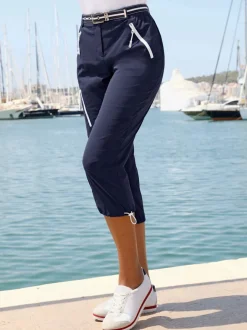 Pantalon extérieur imperméable avec poches zippées et cordon élastique et stoppeurs