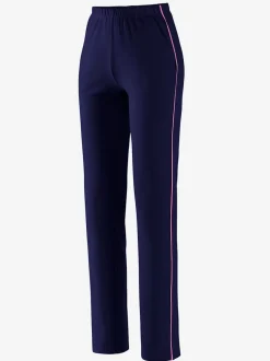 Pantalon femme avec liserés contrastants