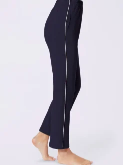 Pantalon femme avec liserés contrastants