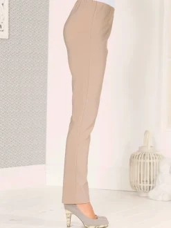 Pantalon femme ceinture élastique