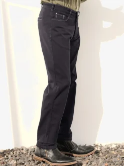 Pantalon finitions très contrastées