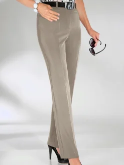 Pantalon fluide classique femme pli repassé