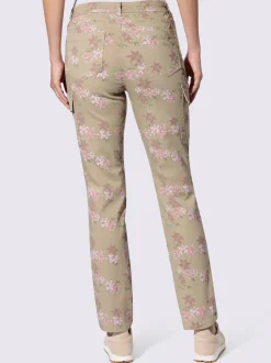 Pantalon imprimé poches cargo plaquées