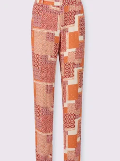 Pantalon imprimé viscose douce et fluide