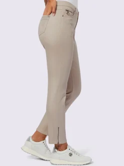 Pantalon jean à 5 poches en coton extensible