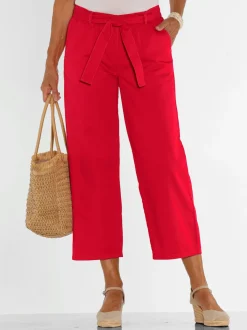Pantalon large ceinture amovible