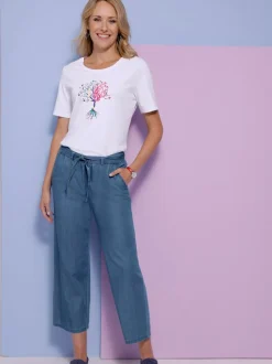 Pantalon large ceinture amovible