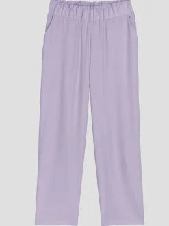 Pantalon large ceinture élastique