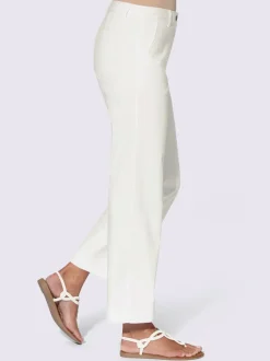 Pantalon large en coton et coupe ample