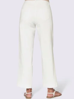 Pantalon large en coton et coupe ample