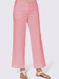 Pantalon large en coton et coupe ample