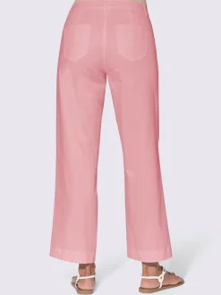 Pantalon large en coton et coupe ample