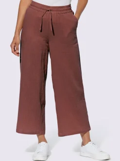 Pantalon large pur coton
