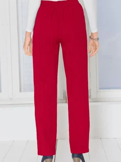 Pantalon léger avec ceinture élastique pour été
