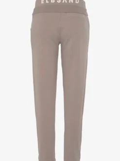 Pantalon molletonné à ceinture élastique avec cordon et poches latérales