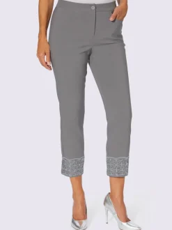 Pantalon 7/8 orné de paillettes