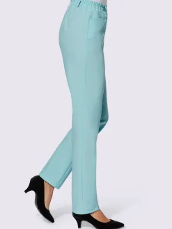 Pantalon plissé ceinture élastique confortable