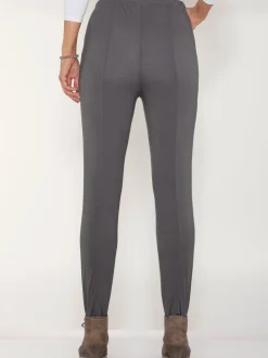 Pantalon plissé jersey fin