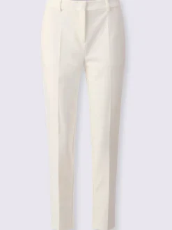 Pantalon plissé plis repassés, effet affinant