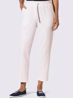 Pantalon sweat ceinture élastique, coulisse et lien à nouer