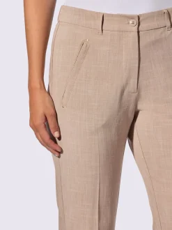 Pantalon tissé forme parfaite grâce à l'élasticité