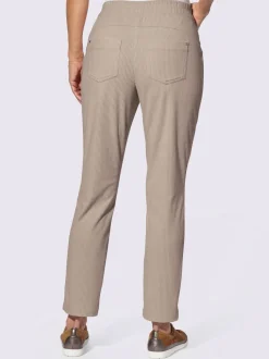 Pantalon velours imitation velours côtelé