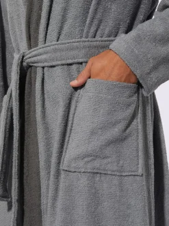 Peignoir pour homme livrée avec la ceinture à nouer