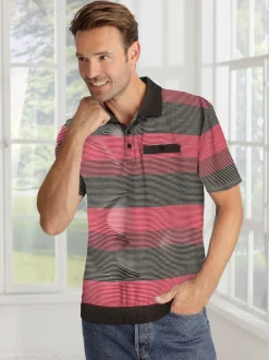 Polo joli motif à rayures
