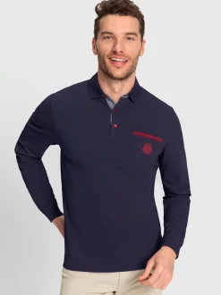 Polo à manches longues qualité piqué