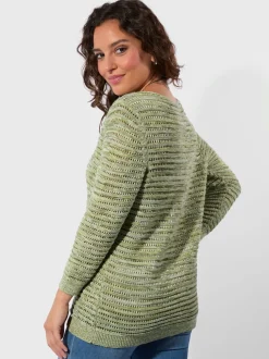 Pull ajouré ajouré