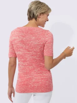 Pull ajouré avec coton