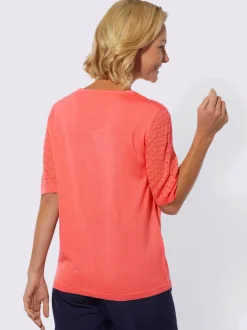 Pull ajouré avec motif ajouré