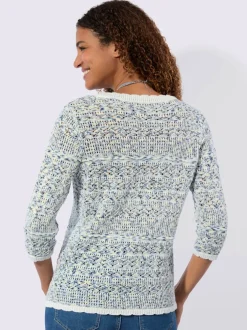 Pull ajouré 60% coton
