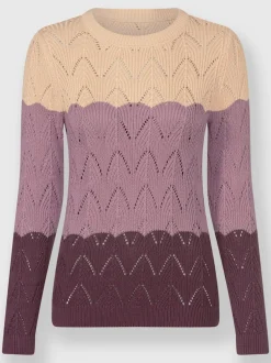 Pull ajouré 55% coton