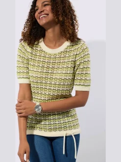 Pull ajouré coton issu de l’agriculture biologique